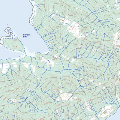 Rennell Sound, BC (103F07 Toporama)