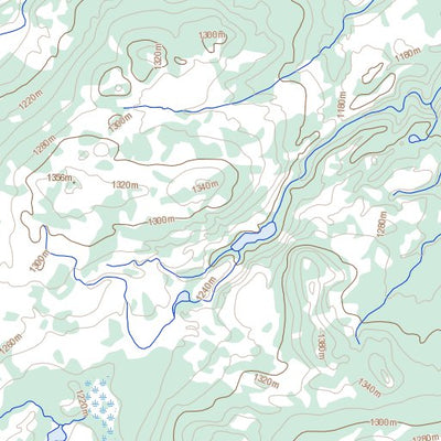 Caribou Lakes, YT (105B13 Toporama)