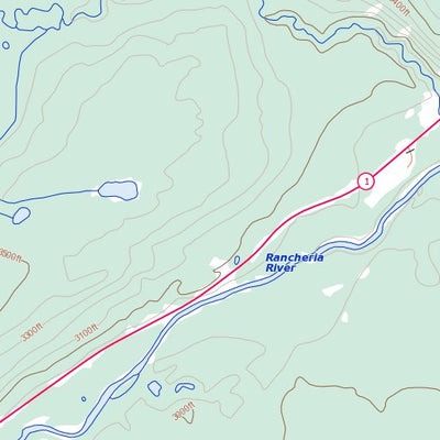 Spencer Creek, BC (105B01 Toporama)