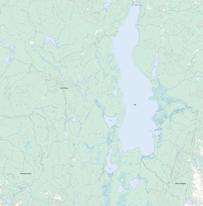 Peters Lake, YT (105B12 Toporama)