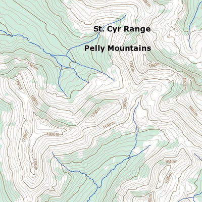 Mount Placid, YT (105G05 Toporama)