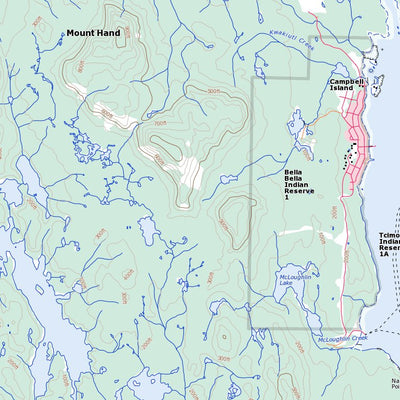 Bella Bella, BC (103A01 Toporama)