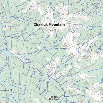Sinwa Creek, BC (104K14 Toporama)