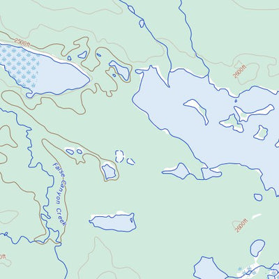 Stewart Lake, YT (105A10 Toporama)