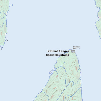 Kitimat Arm, BC (103H15 Toporama)