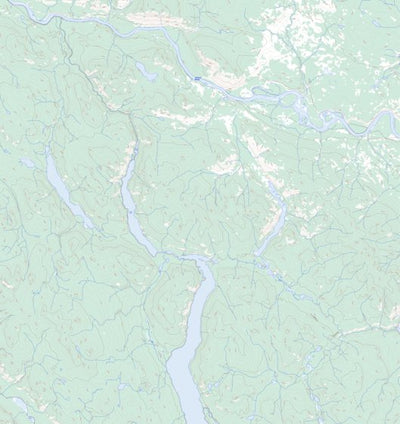 Claire Lake, YT (105E14 Toporama)
