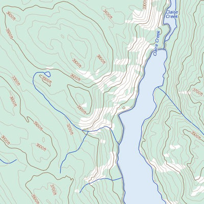 Claire Lake, YT (105E14 Toporama)