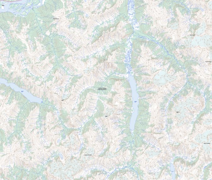 Alastair Lake, BC (103I03 Toporama) Map by Natural Resources Canada ...
