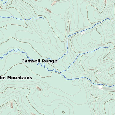 Paynaychee Mountain, NT (095J12 Toporama)