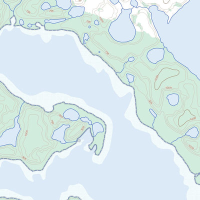 Old Man Lake (107B16 Toporama)