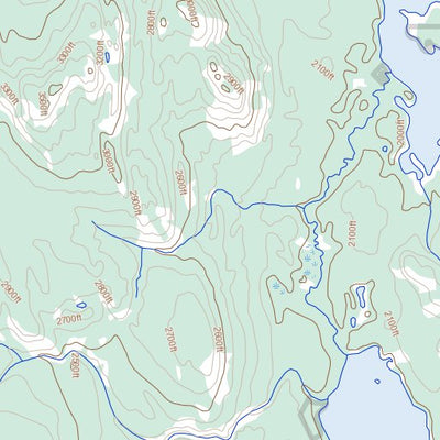 Mandanna Lake, YT (105E13 Toporama)