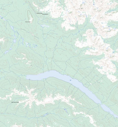 Drury Lake, YT (105L07 Toporama)