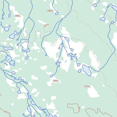 Blondin Lake, NT (096F08 Toporama)