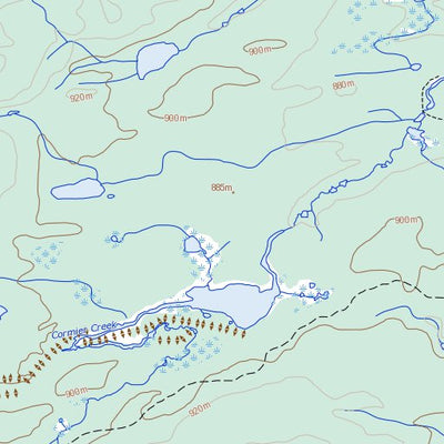 Old Faddy Lake, BC (104P14 Toporama)