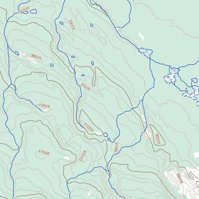 Twopete Mountain, YT (105K12 Toporama)