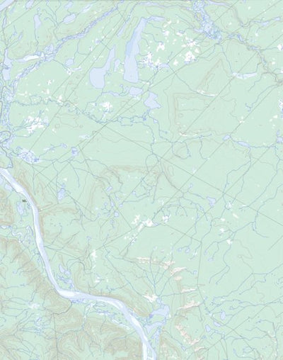 Tabor Lakes, YT (106L15 Toporama)