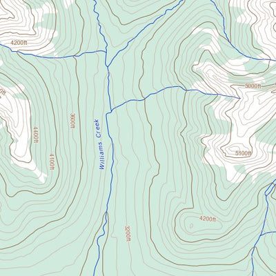 Williams Creek, YT (106D07 Toporama)