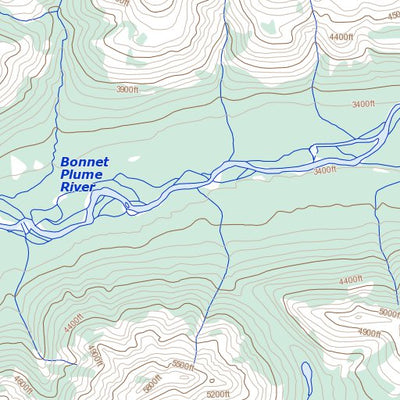 Duo Creek, YT (106C08 Toporama)