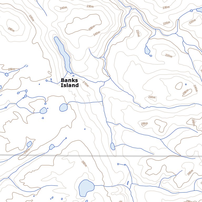 Capron Lake, NT (097H13 Toporama) Map by Natural Resources Canada ...