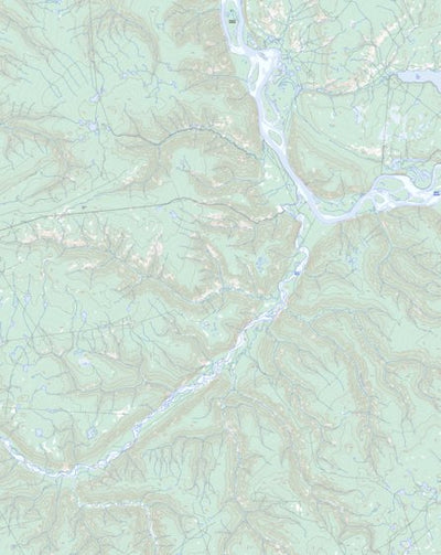 Trail River, YT (106L10 Toporama)