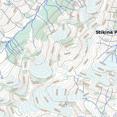 Iskut River, BC (104G01 Toporama)
