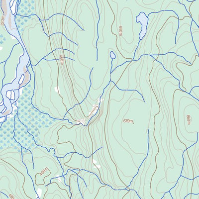 Paw Lake, BC (103P14 Toporama)