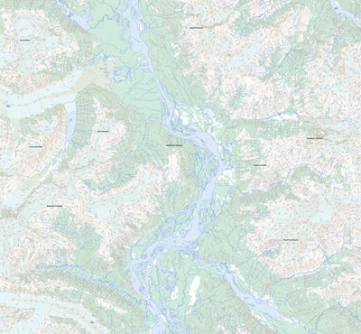 Flood Glacier, BC (104G04 Toporama)