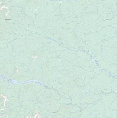Meister Lake, YT (105B08 Toporama)