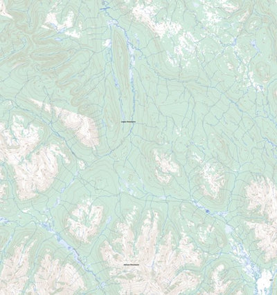 Upper Hyland Lake, NT (105I02 Toporama)