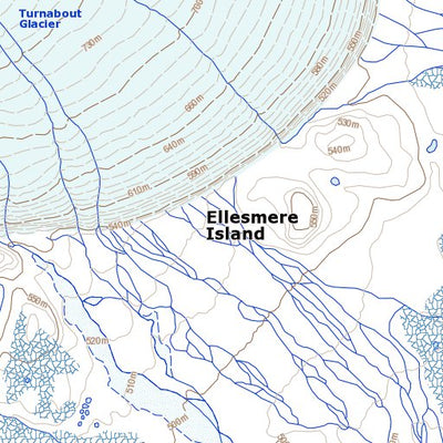 Turnabout Glacier, NU (120F03 Toporama)