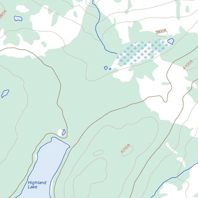 Highland Lake, YT (105M07 Toporama)