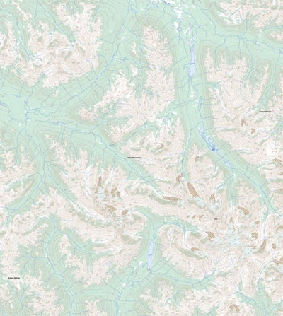 Arrowhead Lake, YT (105O11 Toporama)