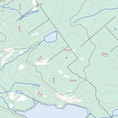 Tenas Creek, YT (105K01 Toporama)