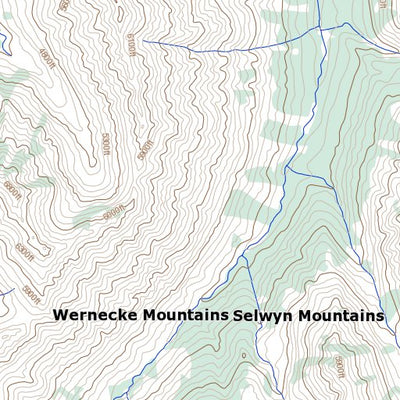 Gillespie Creek, YT (106C12 Toporama)