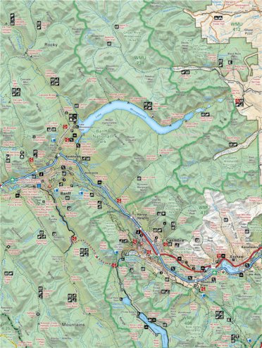 CRCR10 Banff Canmore - Canadian Rockies Topo