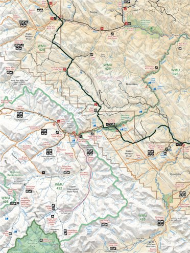 CRCR20 Ram Falls - Canadian Rockies Topo