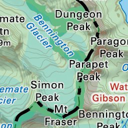 CRCR23 Athabasca Pass - Canadian Rockies Topo
