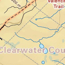 CRCR27 Nordegg - Canadian Rockies Topo