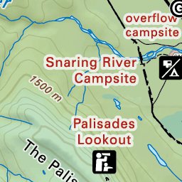 CRCR30 Jasper - Canadian Rockies Topo