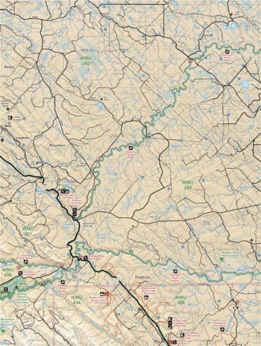 CRCR33 Brazeau River - Canadian Rockies Topo