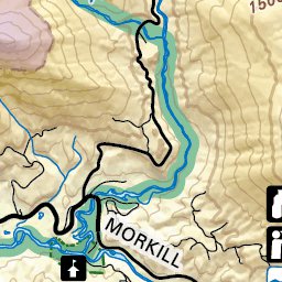 CRCR39 Morkill River - Canadian Rockies Topo