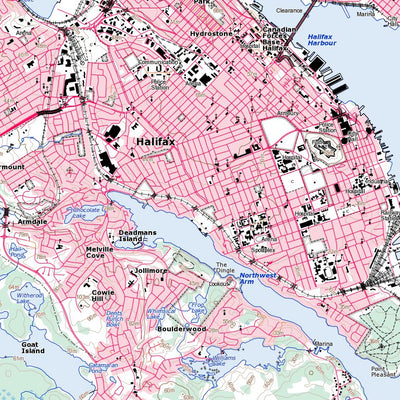 Halifax, NS (011D12 Toporama)