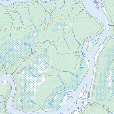 Bradshaw Lake, MB (054E11 Toporama)