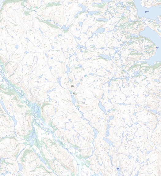 Butler Bay (025P03 Toporama) Map by Natural Resources Canada | Avenza Maps