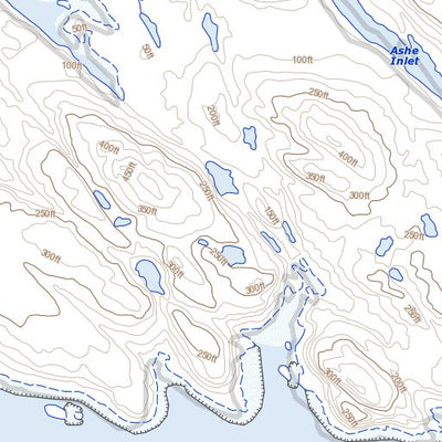 Ashe Inlet, NU (025L10 Toporama)