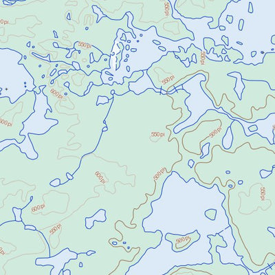 Lac De Thury, QC (024M15 Toporama)