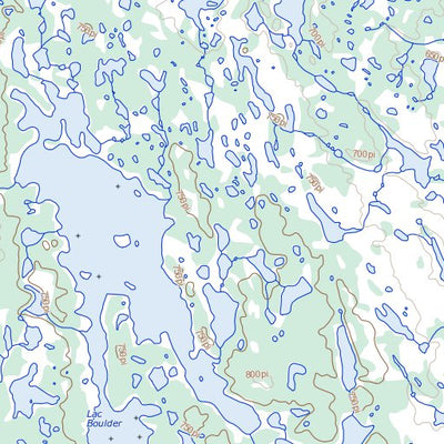 Lac Thévenet, QC (024K03 Toporama)