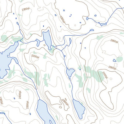 Lac Thoynard, NL (024I15 Toporama)