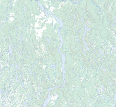 Lac Du Canyon, QC (024F06 Toporama)