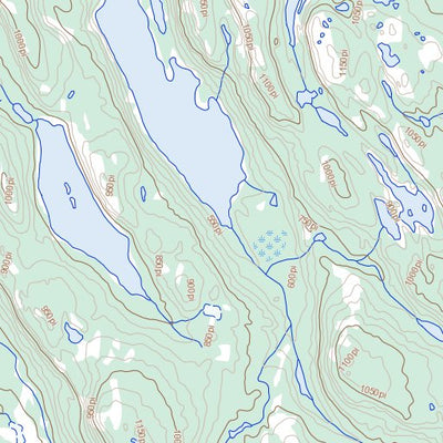 Lac Du Canyon, QC (024F06 Toporama)